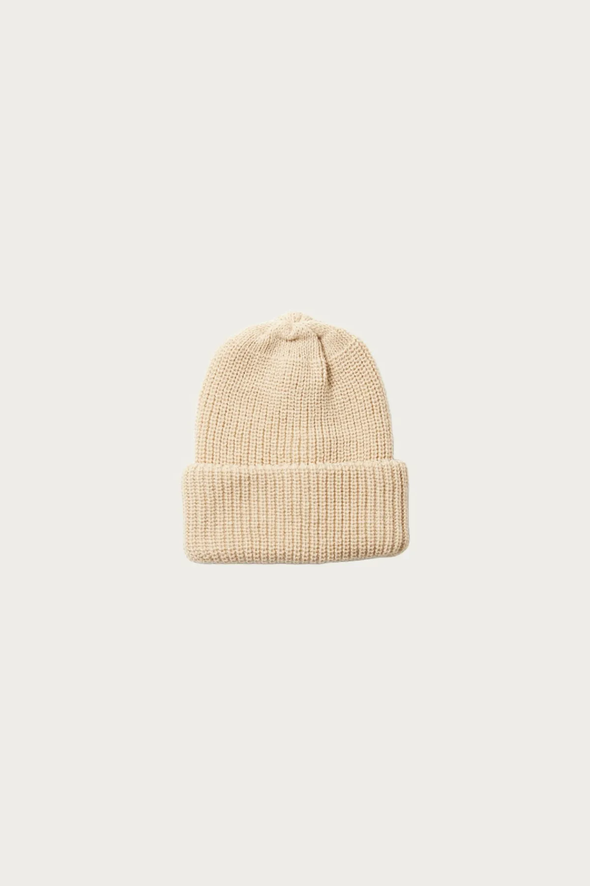 Rototo Cozy Chunky Beanie - Raw Beige< Accessories