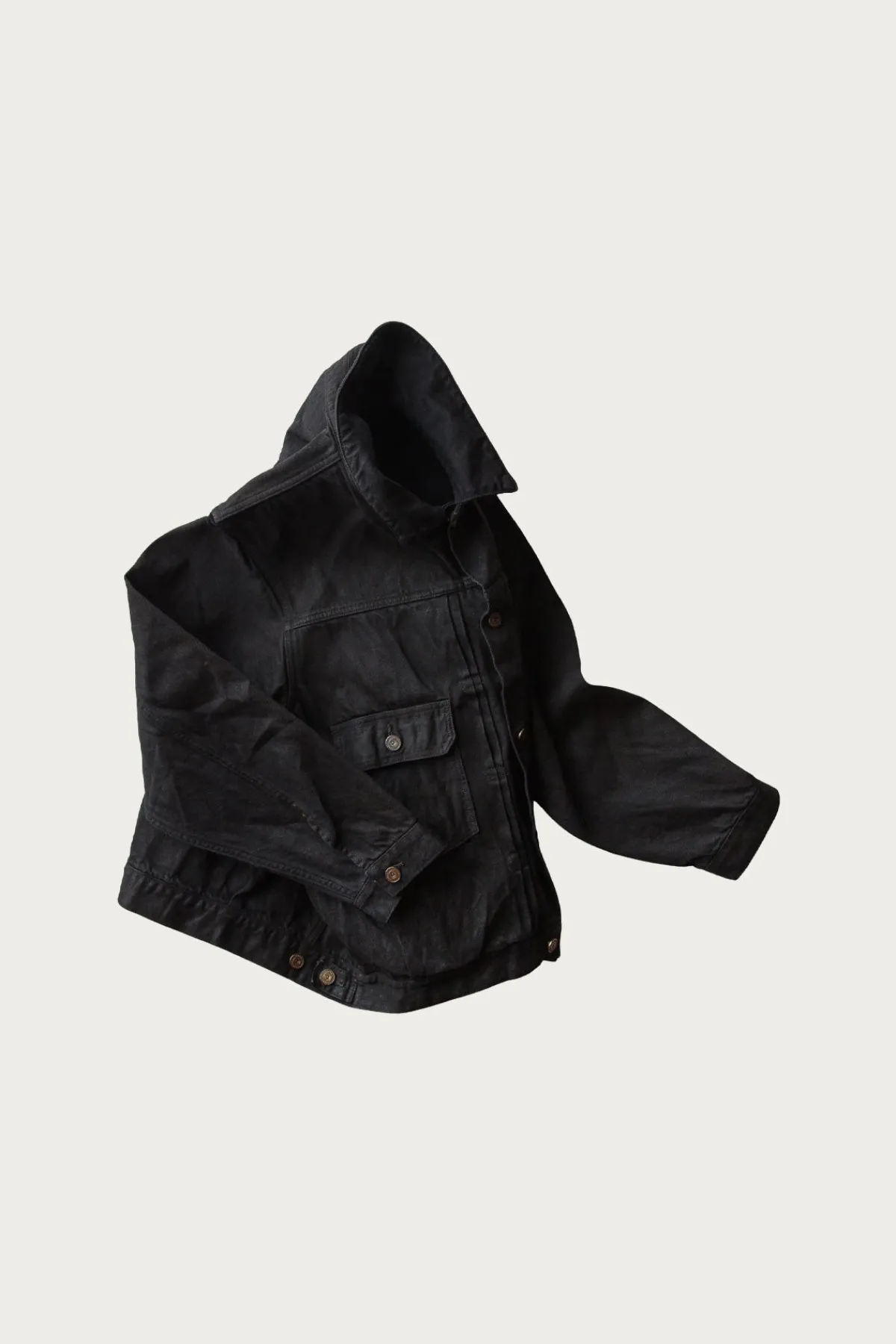 Cottle C.T.L. Neo Type 2nd Denim Jacket - Black Vein< Coats, Jackets, And Vests