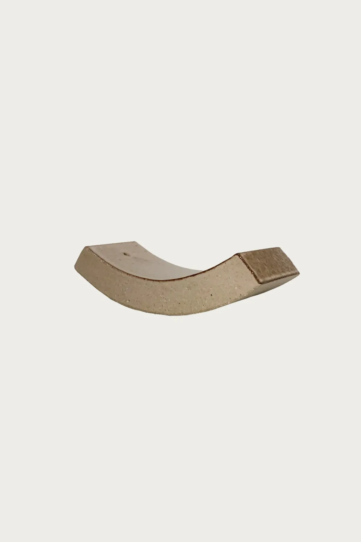 Binu Binu Curve Roof Tile Incense Holder - Clay Beige< Homegoods
