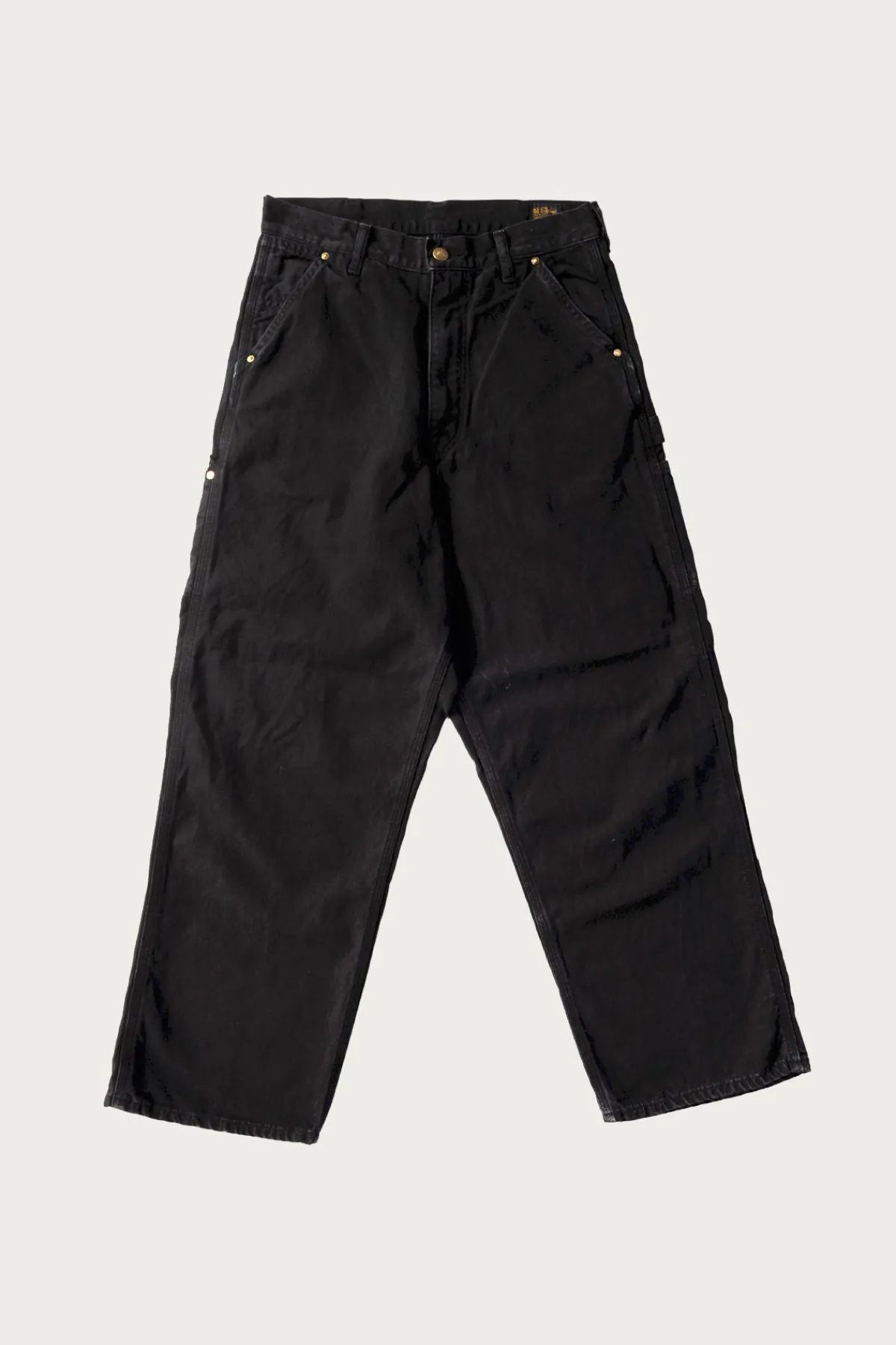 orSlow Dad's Fit Oxford Painter Pants - Black< Pants