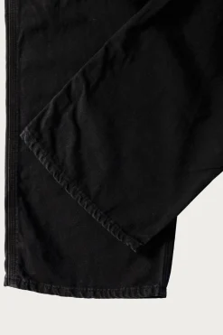 orSlow Dad's Fit Oxford Painter Pants - Black< Pants