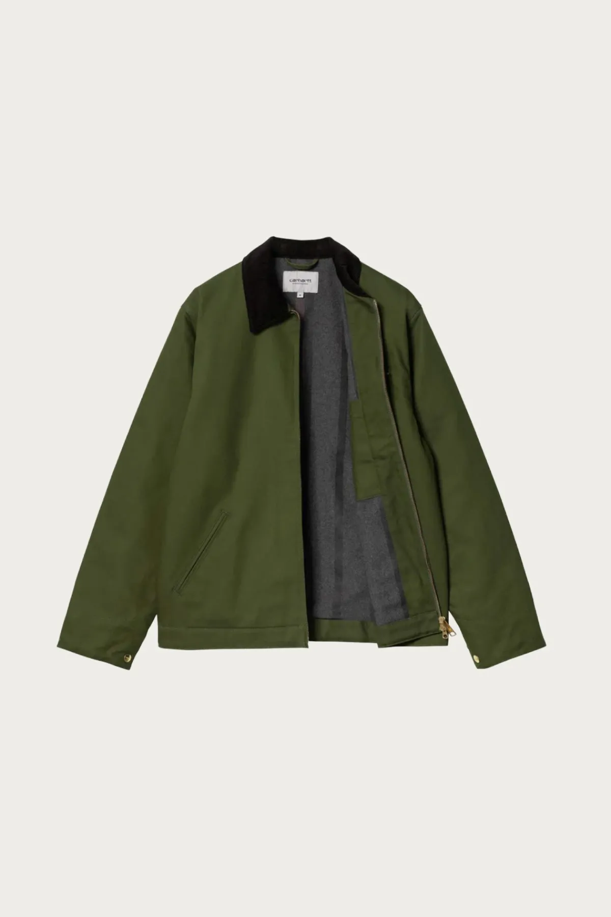 Carhartt Work In Progress Detroit Jacket - Olive/Black (Rigid)< Coats, Jackets, And Vests