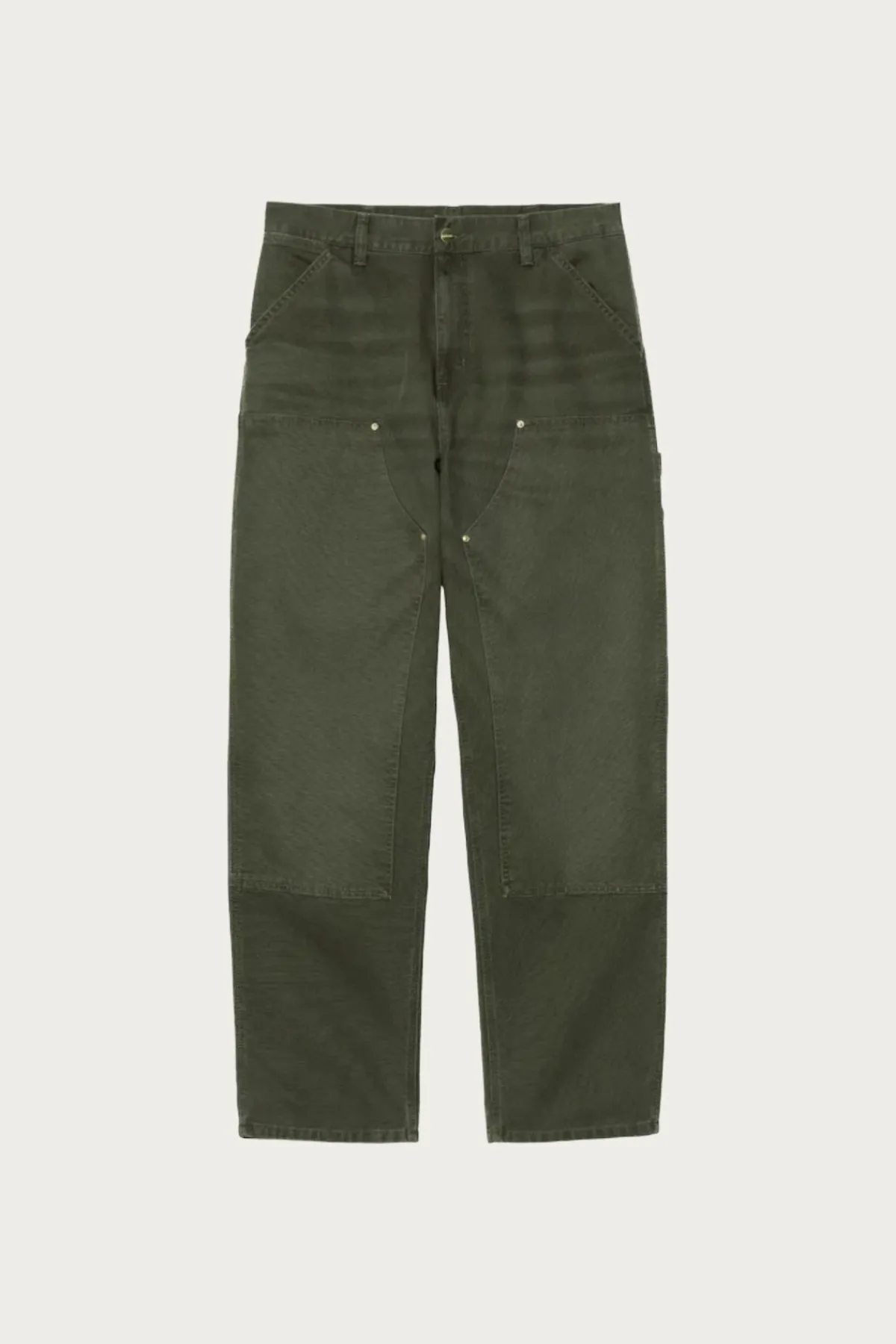 Carhartt Work In Progress Double Knee Pant - Olive Stone Canvas< Pants