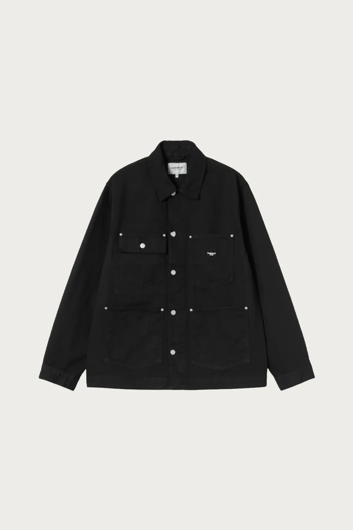 Carhartt Work In Progress Drewe Chore Coat - Black Rinsed< Coats, Jackets, And Vests