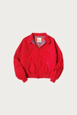 Kapital Dry Weather SHAM BOMBER Golf JKT - Red< Coats, Jackets, And Vests