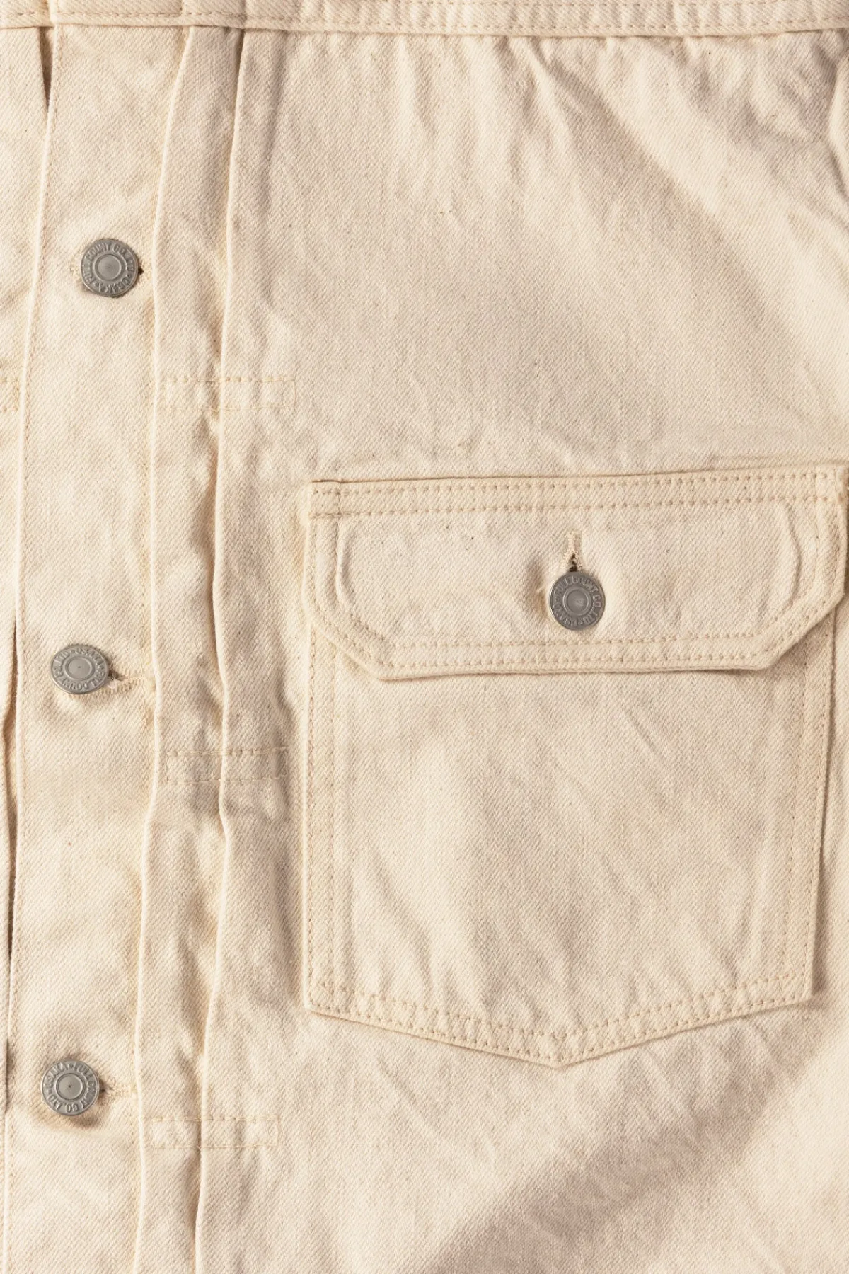 Fullcount 2107EC - Type 1 Denim Jacket - Ecru< Coats, Jackets, And Vests