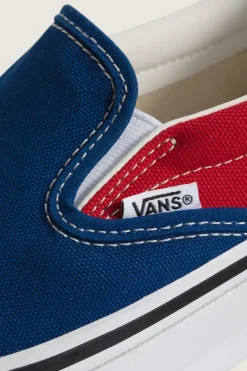 Vans Engineered Garments x OTW Slip-On 98 - Red/Navy< Footwear