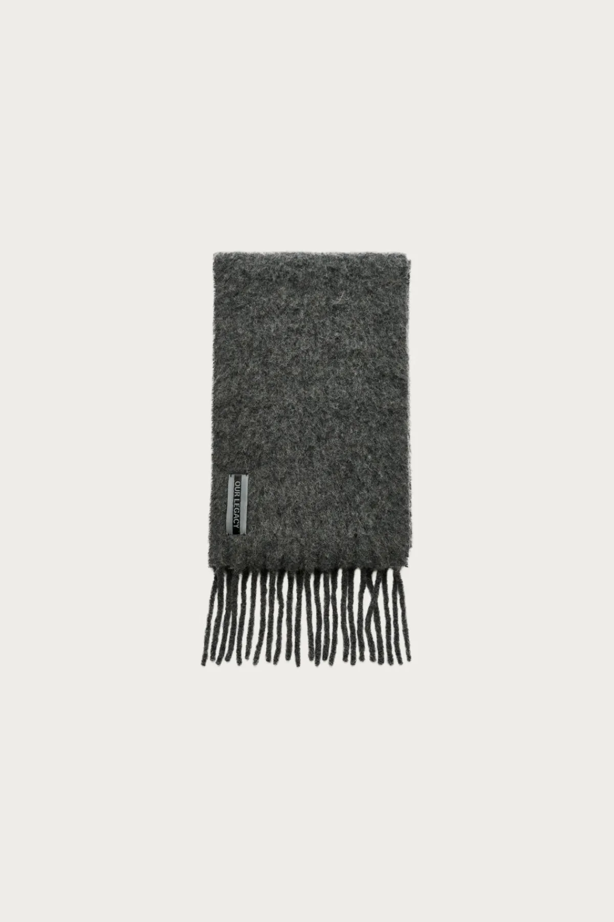 Our Legacy Estate Scarf - Phantom Fuzzy Alpaca< Accessories