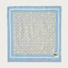 Kapital Fastcolor Selvedge Bandanna (SKULL & FLOWER) - Sax< Accessories