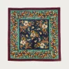 Kapital Fastcolor Selvedge Bandanna (NADESHIKO-Champetre) - Burgundy< Accessories