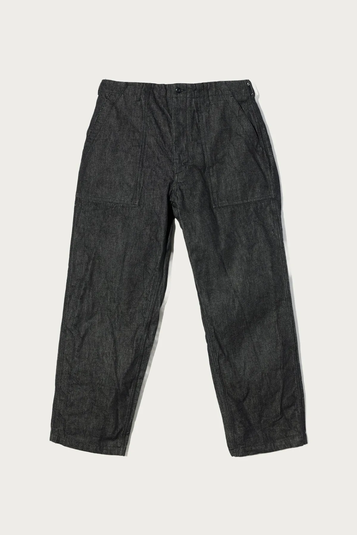 Engineered Garments Fatigue Pant - Black 14oz Cone Denim< Pants