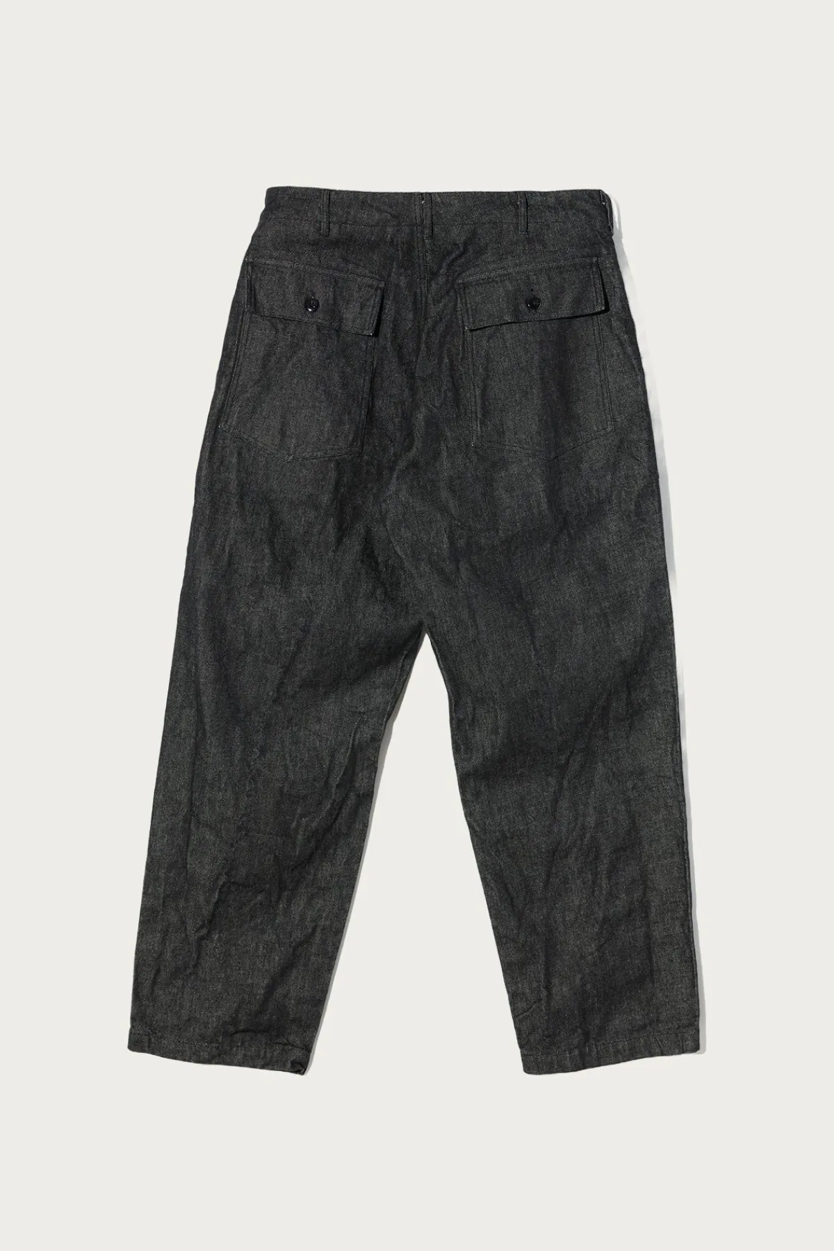 Engineered Garments Fatigue Pant - Black 14oz Cone Denim< Pants