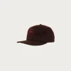 Brain Dead Flannel Logo Head 6 Panel Hat - Brown< Accessories