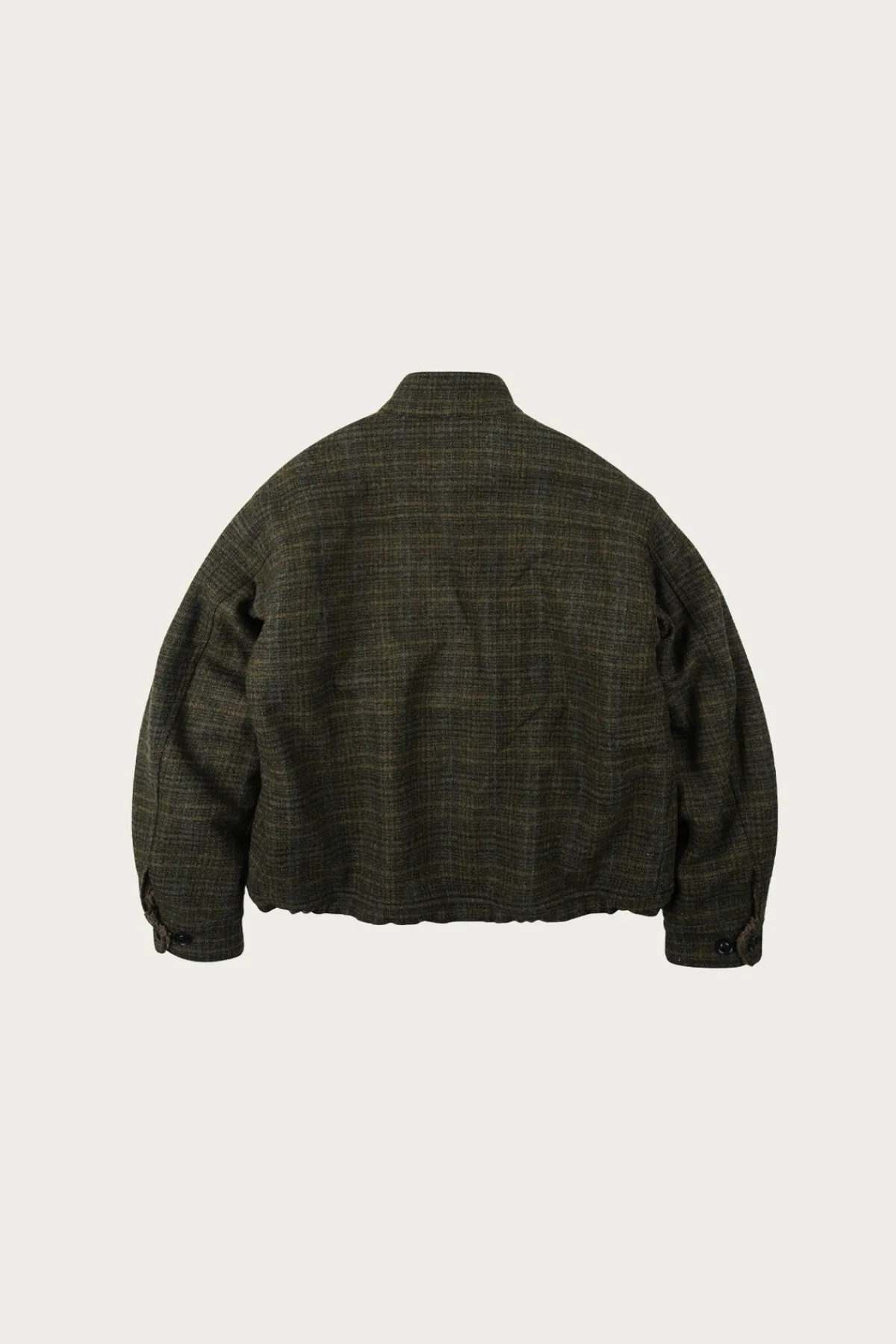 FrizmWORKS Fluffy Wool Harrington Jacket - Seaweed< Coats, Jackets, And Vests