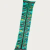 Kapital Fulling Wool HAPPY Scarf BIRD TREE - Emerald< Accessories