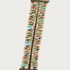 Kapital Fulling Wool HAPPY Scarf BIRD TREE - Beige< Accessories
