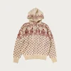 Kapital 5G Jacquard Knit Hood Sweater - Red< Sweaters