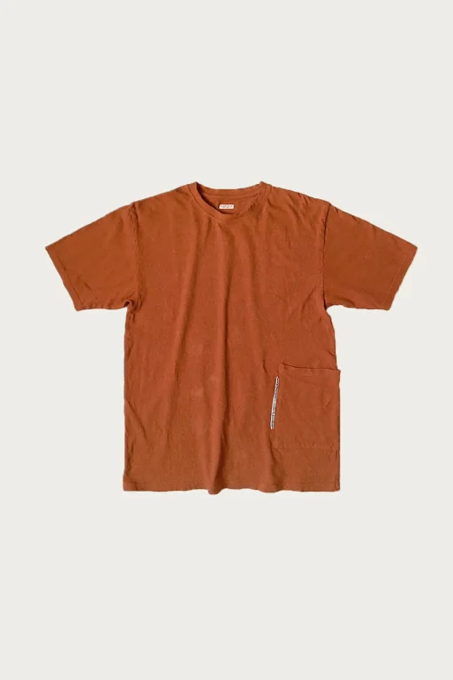 Kapital Gauze Jersey BISCUIT Pocket T - Brown< Tees And Sweats