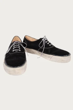 Niceness Georgia NN Leather Yacht Shoes - Black< Footwear