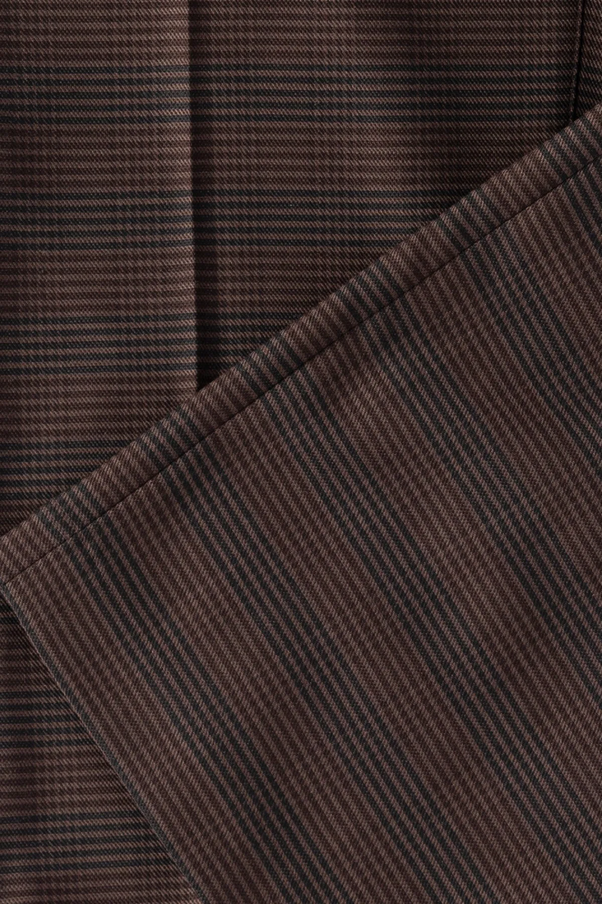 MM6 Maison Margiela Glen Plaid Easy Trousers - Brown/Black< Pants