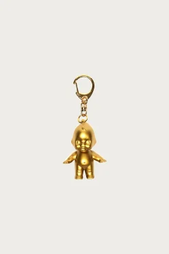Beams Japan Gold Kewpie Doll Key Chain< Accessories