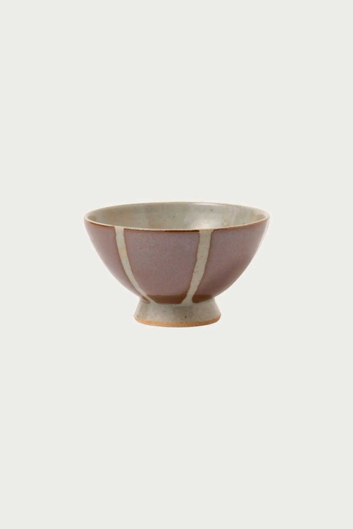 Beams Japan Hamadagama Rice Bowl - Brown Line< Homegoods