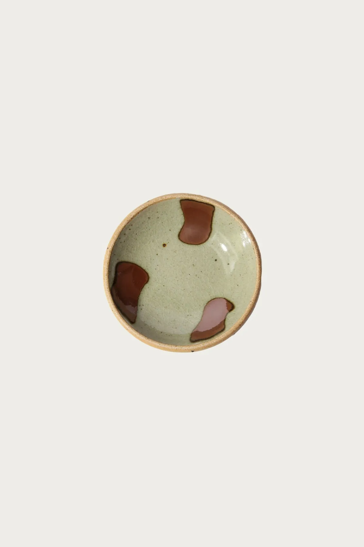 Beams Japan Hamadagama Round Plate - White/Brown< Homegoods
