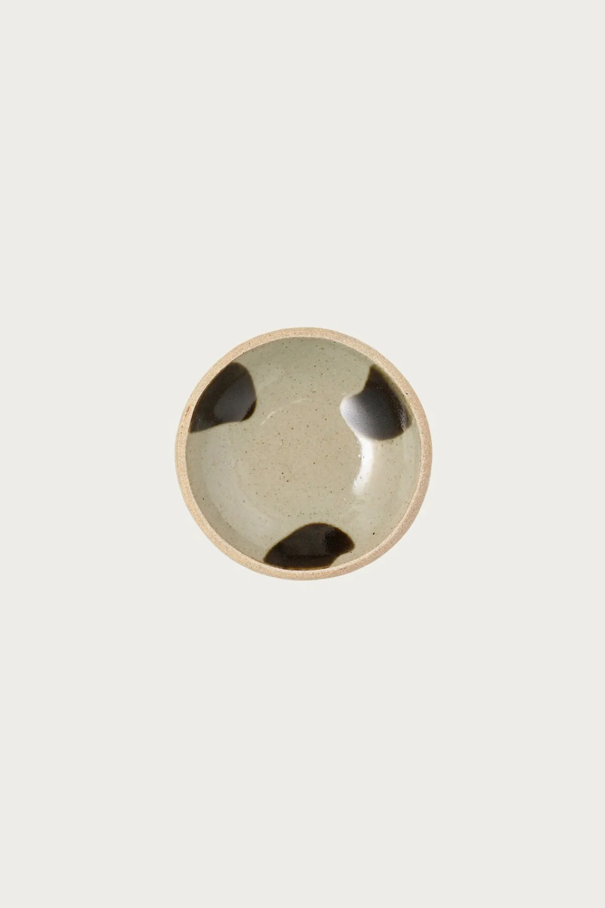 Beams Japan Hamadagama Round Plate - White/Olive< Homegoods