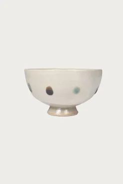 Beams Japan Hamadagama x fennica Ceramic Bowl - Blue/Brown Dots< Homegoods