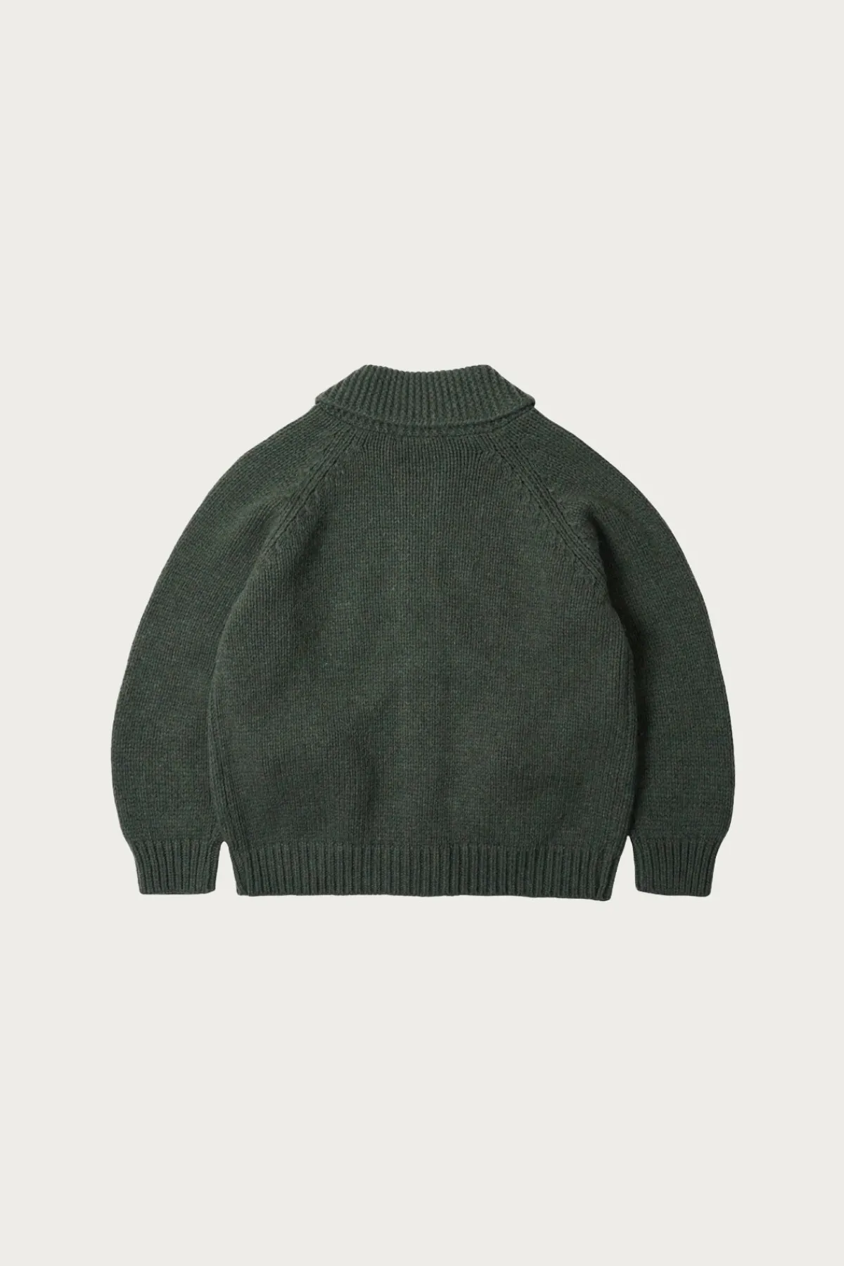 FrizmWORKS Heavy Cowichan Zipup Cardigan - Forest Green< Sweaters