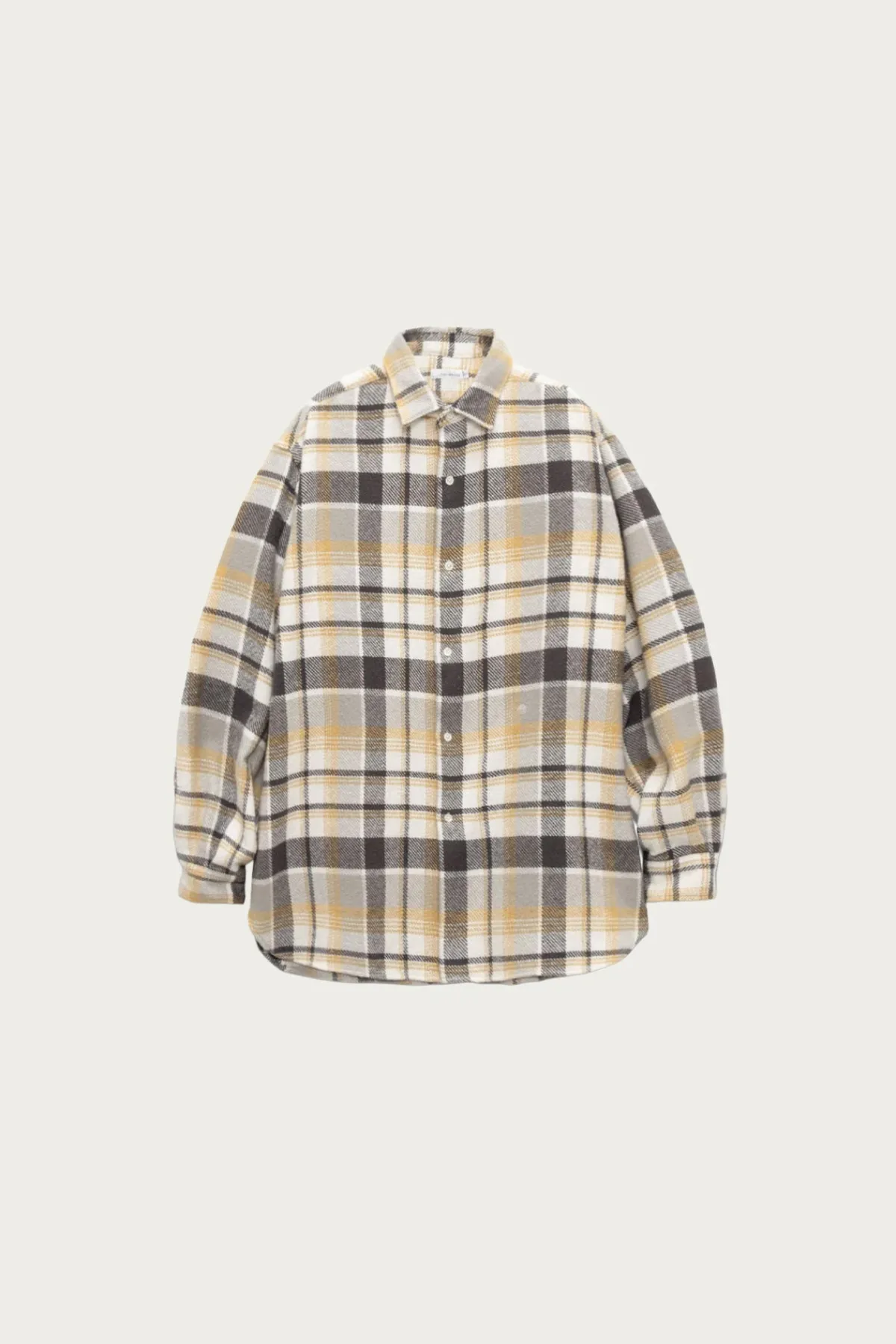 nanamica Heavy Flannel Shirt - Grey< Shirts