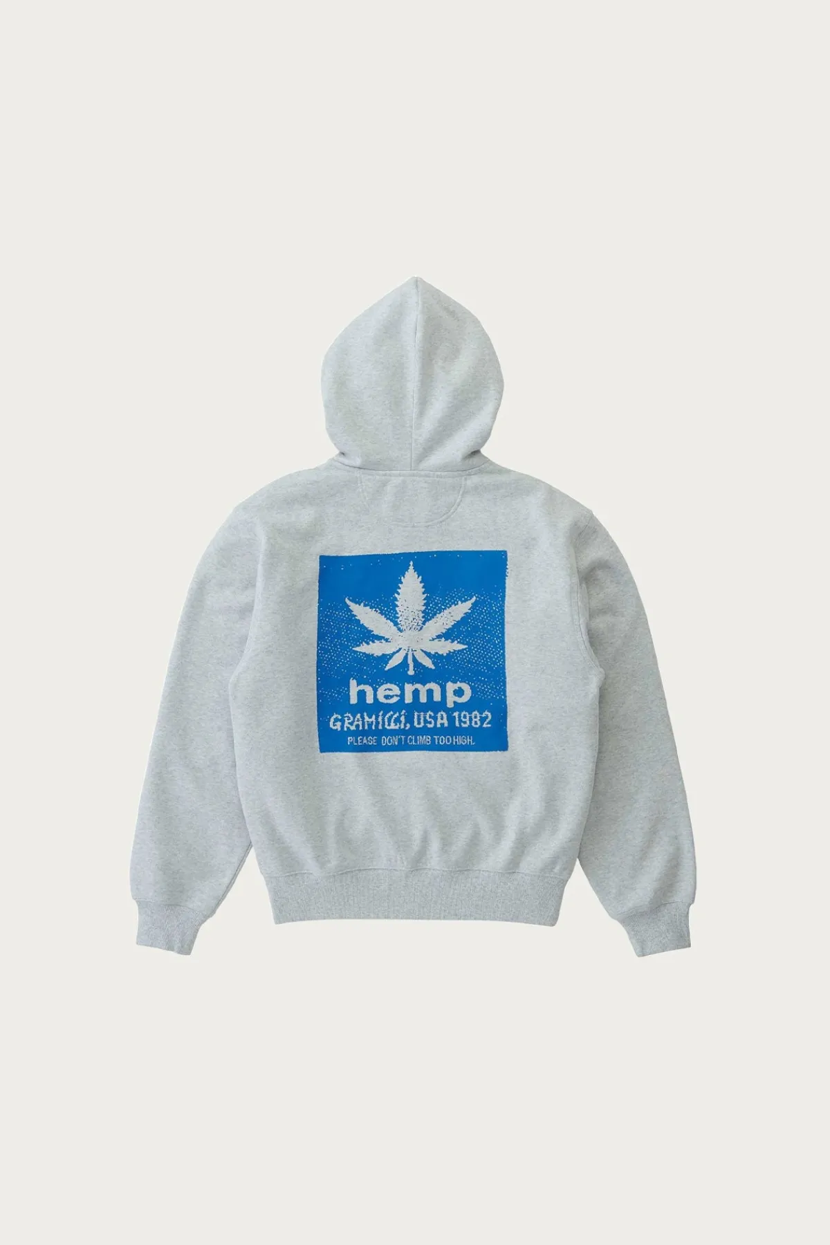 Gramicci Hemp Zip Hooded Sweatshirt - Heather Ash< Tees And Sweats