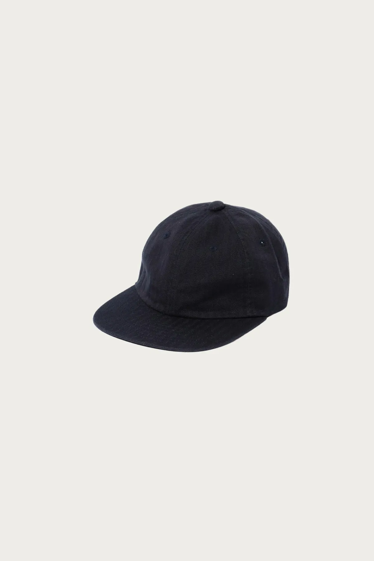 Beams Plus Herringbone 6Panel Cap - Navy< Accessories