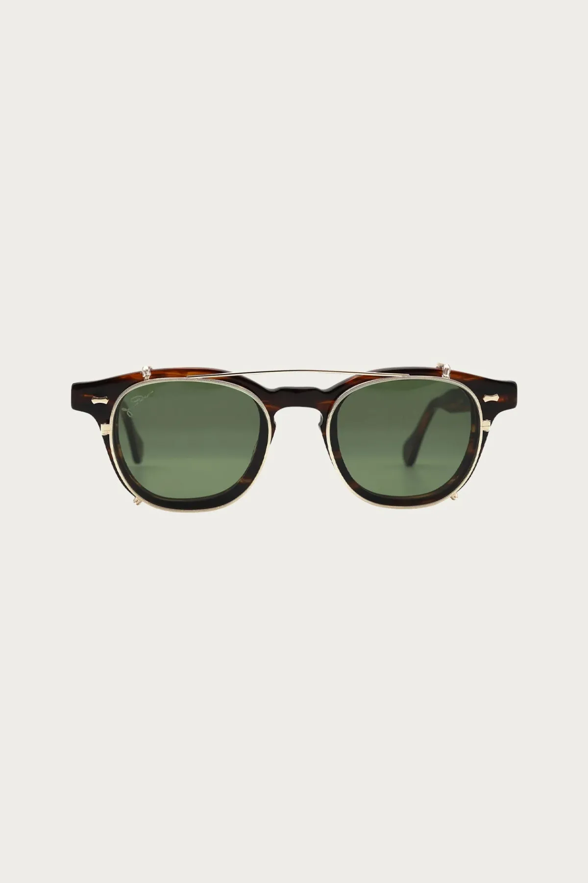 Shady Character Eyewear James Dean Clip Set - Arnie - Indiana Brown/Green Clip< Eyewear|Accessories