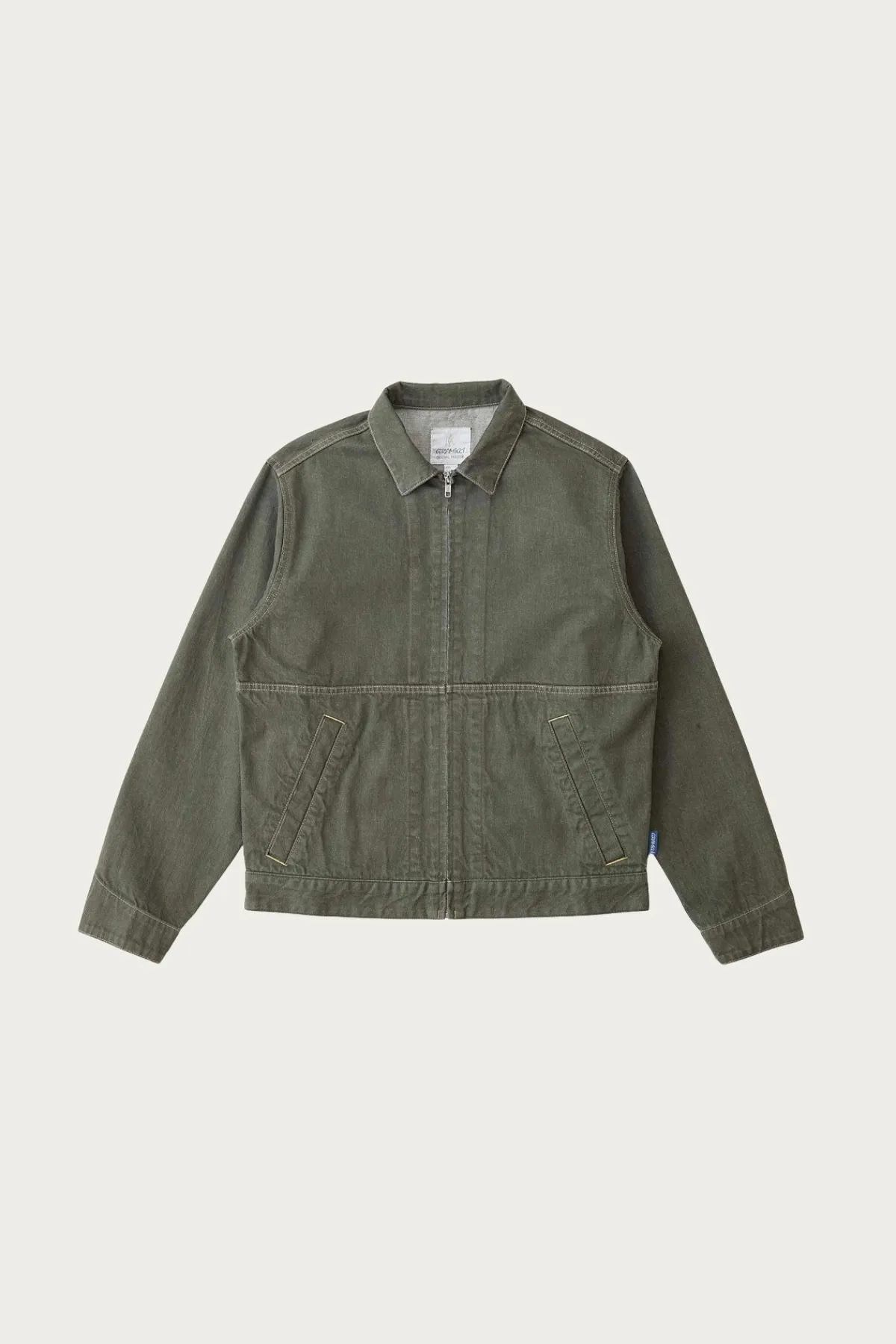 Gramicci Japanese Slub Denim Jacket - Dark Sage< Coats, Jackets, And Vests