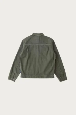 Gramicci Japanese Slub Denim Jacket - Dark Sage< Coats, Jackets, And Vests