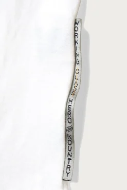 Kapital 20/-Jersey RINGER T(LIFE SCHERZO ROAD SIGN PAINTER) - White< Tees And Sweats