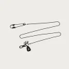 Kapital Lacquered Brass ANCHOR Snood Chain - Black< Accessories