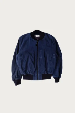 Herill Lambsuede B-15 - Navy< Coats, Jackets, And Vests