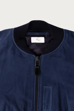 Herill Lambsuede B-15 - Navy< Coats, Jackets, And Vests