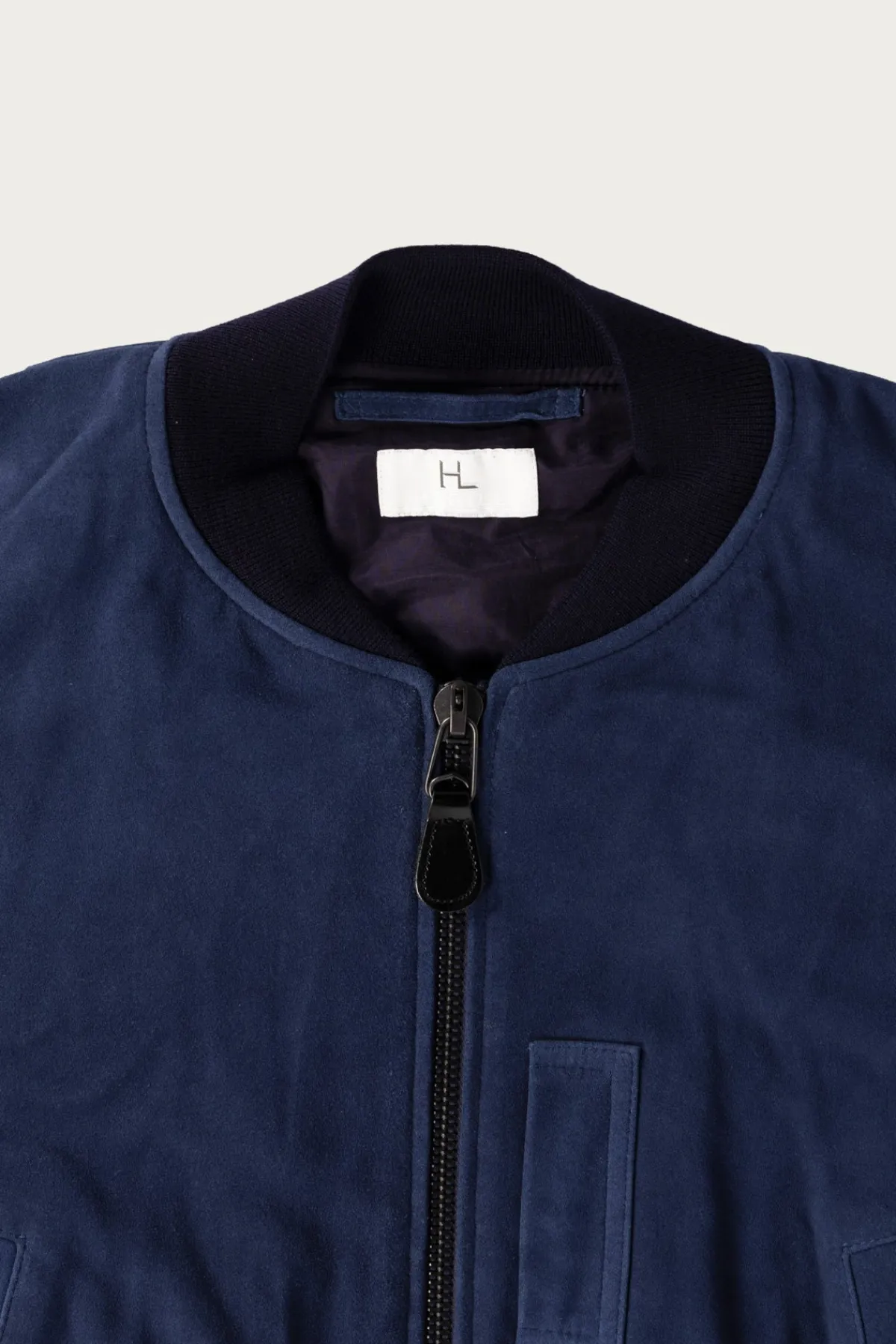 Herill Lambsuede B-15 - Navy< Coats, Jackets, And Vests