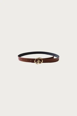 Kapital Leather DD Buckle Belt - Brown< Accessories