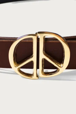 Kapital Leather DD Buckle Belt - Brown< Accessories