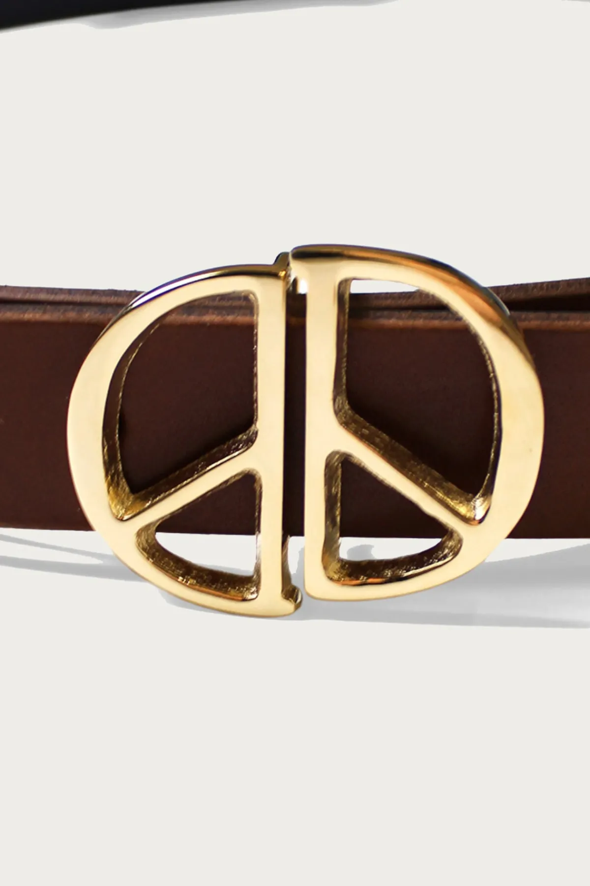 Kapital Leather DD Buckle Belt - Brown< Accessories