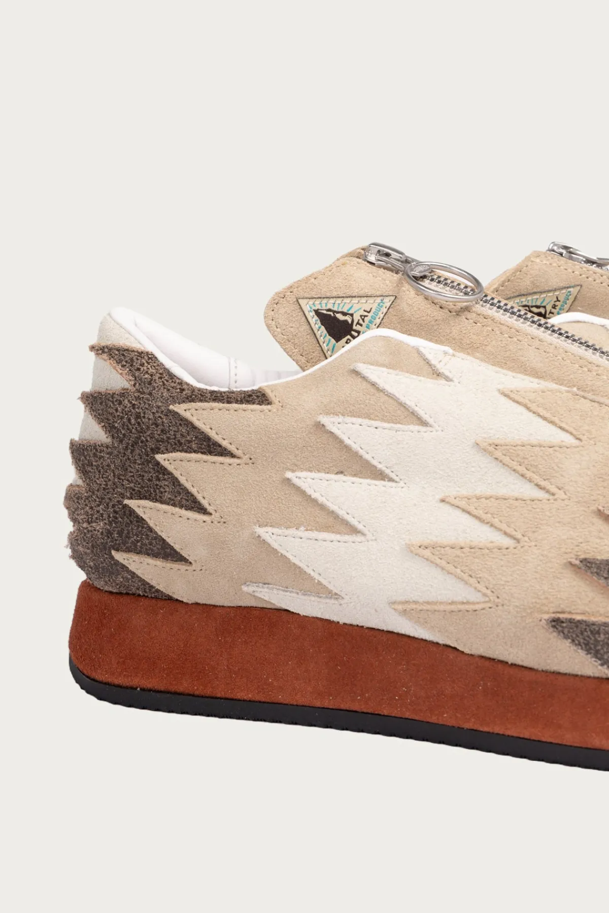 Kapital Leather NAVAJO Spallow Sneaker - Beige< Footwear