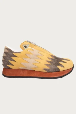 Kapital Leather NAVAJO Spallow Sneaker - Mustard< Footwear