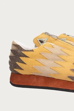 Kapital Leather NAVAJO Spallow Sneaker - Mustard< Footwear