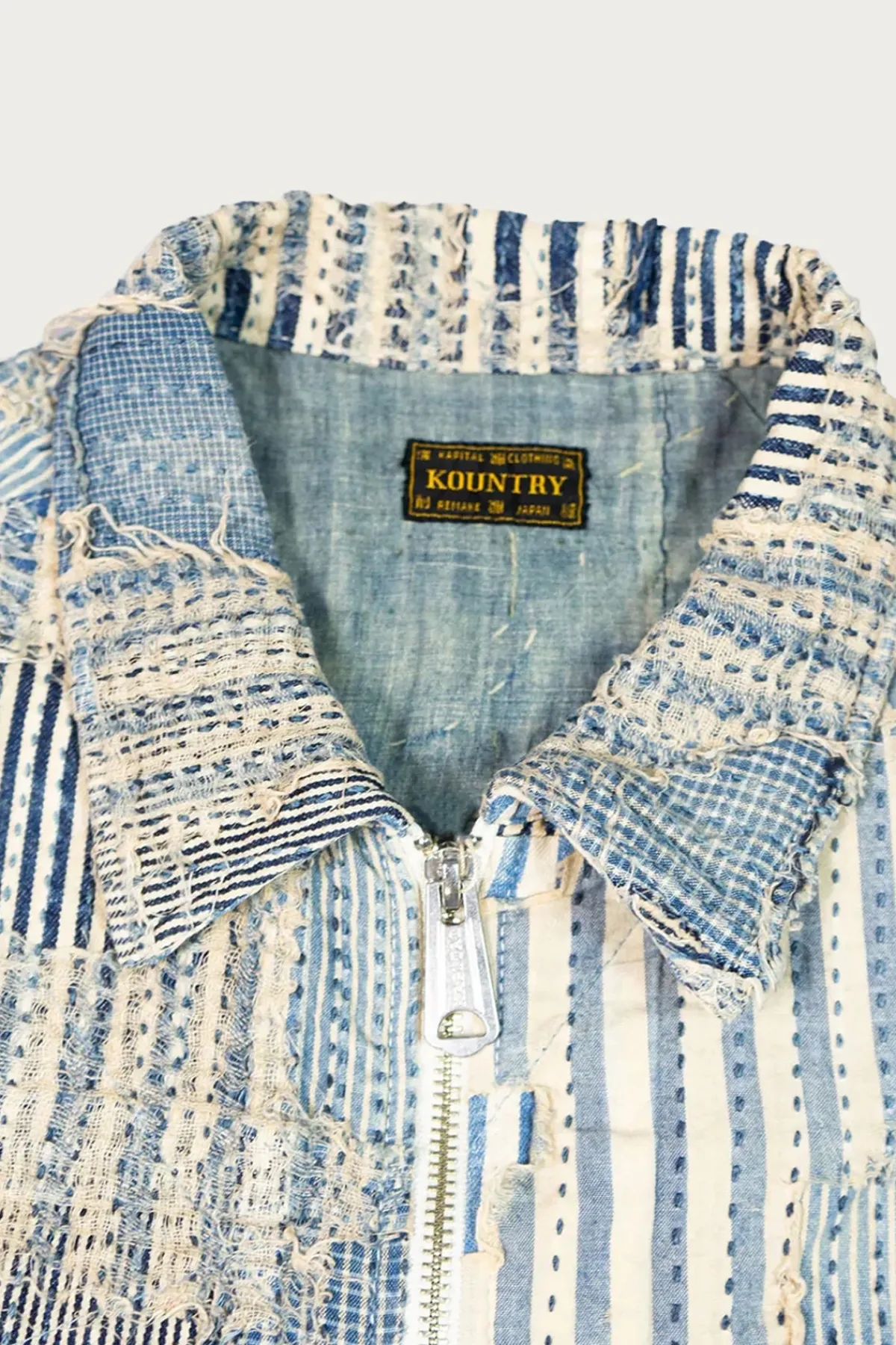 Kapital LIBERTY-BORO ZIP UP Blouson - Hickory< Coats, Jackets, And Vests