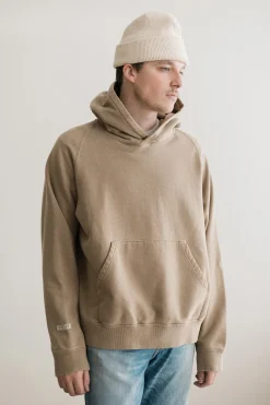 Cottle Life Botanical Dye Hoodie - Coffee< Tees And Sweats