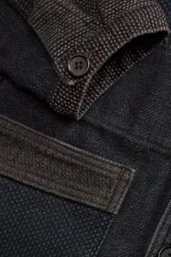 RRL Limited-Edition Indigo Patchwork Jacket - Indigo< Coats, Jackets, And Vests